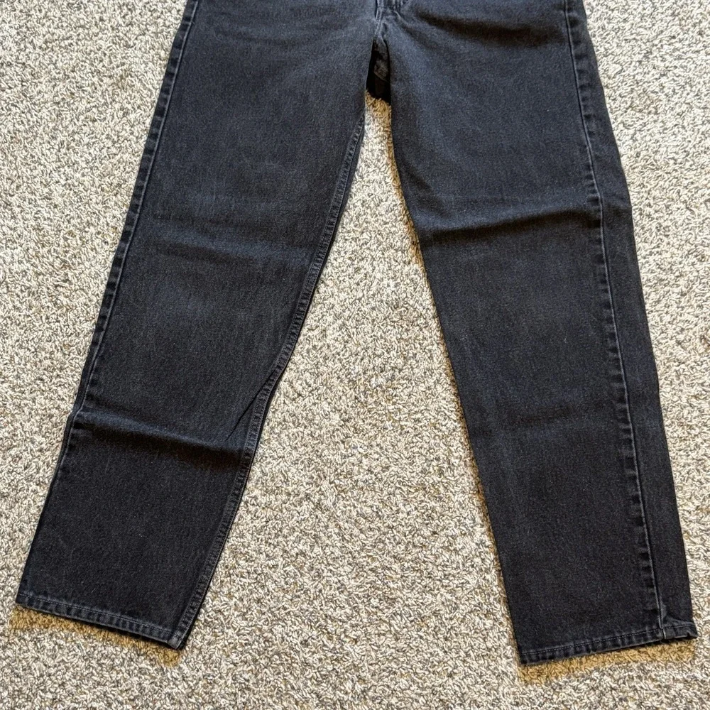 Vintage Levis 555 Jeans Mens 33X32 Black USA relaxed fit straight leg Fit 30x31